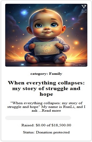 When everything collapses: my story of struggle and hope | Fundsos